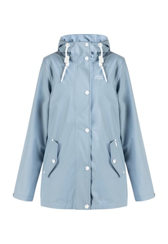 ICEBOUND rain jacket women light blue