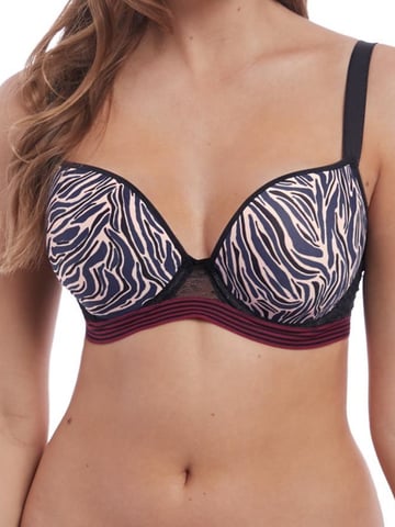 Wild Underwired Moulded Plunge Bra