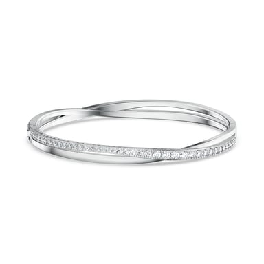 Swarovski 'Twist' Women's Base Metal Bracelet - Silver 5565210