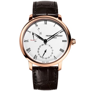 Frédérique Constant Slimline Men's Brown Watch FC-723WR3S4
