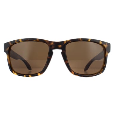 Gafas de sol Calvin Klein rectangulares para hombre en carey marrón oscuro mate