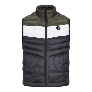 Jack & Jones Mens Sleeveless Gilet – Zipper Closure and High Neck