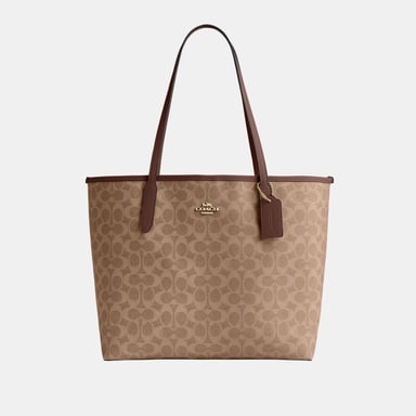 City Tote in Signature Canvas