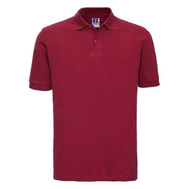 Russell Mens Classic Cotton Pique Polo Shirt (Classic Red)