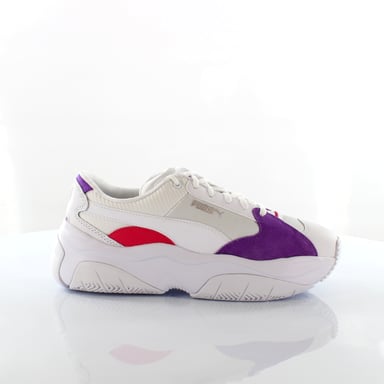 Puma Storm.y entrenadores blancos/morados - mujer