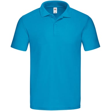 Fruit of the Loom Mens Original Pique Polo Shirt (Azure)