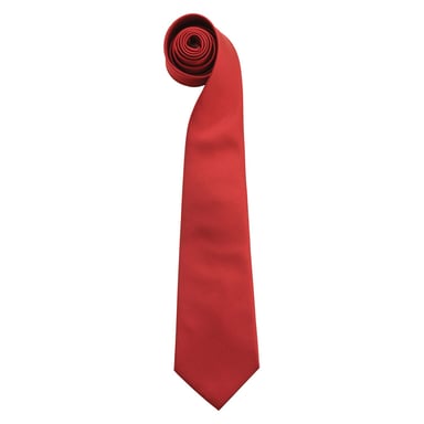 Premier Mens Colours Fashion Tie (Burgundy)