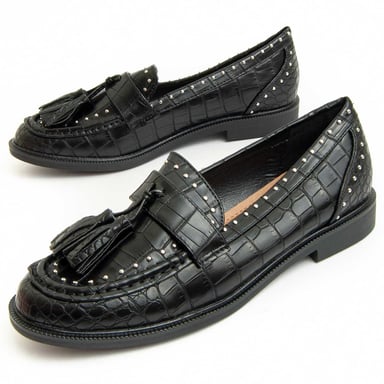 Mocasines Montevita Moccavita12 en Negro