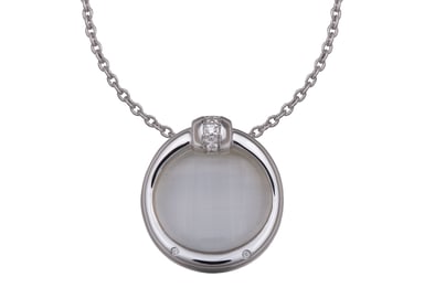 Orphelia Women's 925 Sterling Silver Chain with Pendant - Silver ZH-4561