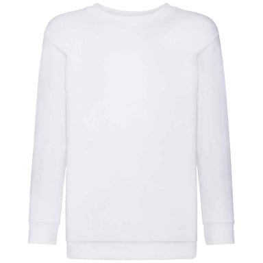 Fruit of the Loom Kids/Childrens Classic Drop Shoulder Sweatshirt (White)