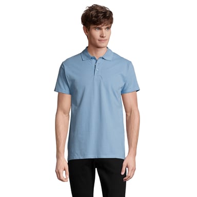 SOLS Mens Spring II Polo Shirt (Sky Blue)