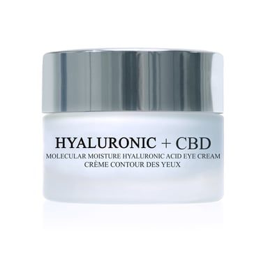 London Botanical Laboratories Crema para ojos con aumento de humedad molecular y ácido hialurónico + CBD