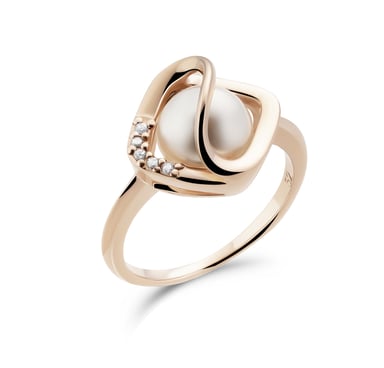 Orphelia Women's 925 Sterling Silver Ring - Rose ZR-7471/RG