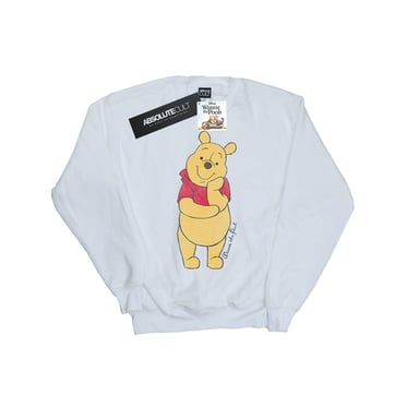 Disney Mens Winnie The Pooh Classic Pooh Sweatshirt (White)