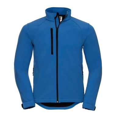 Russell Mens Soft Shell Jacket (Azure Blue)
