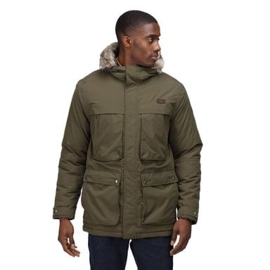 Regatta Mens Volter Waterproof Insulated Parka (Dark Khaki)