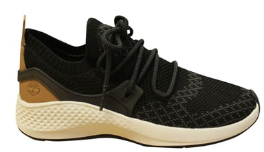 Timberland Flyroam Go Knit Chukka Black Mesh Lace Up Womens Entrenadores A1SR0
