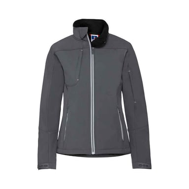 Russell Womens/Ladies Bionic Soft Shell Jacket (Iron)