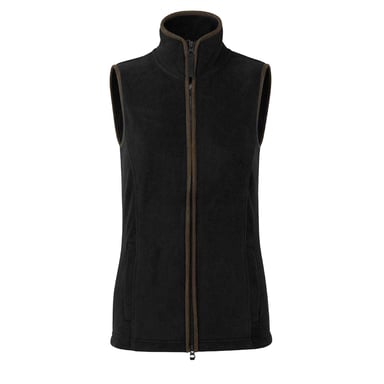 Premier Womens/Ladies Artisan Fleece Gilet (Black/Brown)