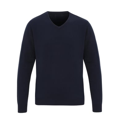 Premier Mens Essential Acrylic V Neck Sweatshirt (Navy)