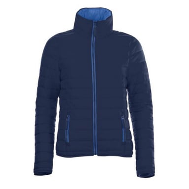 SOLS Womens/Ladies Ride Padded Water Repellent Jacket (Navy)