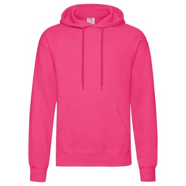 Fruit of the Loom Unisex Adult Classic Hoodie (Fuchsia)