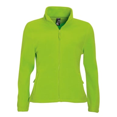 SOLS Womens/Ladies North Full Zip Fleece Jacket (Lime)