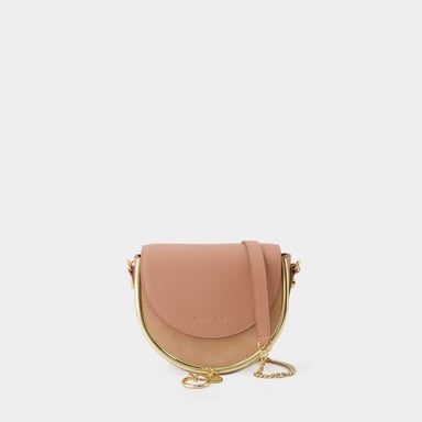 Bolso de hombro Mara Bolso de noche - See By Chloé - Piel - Rosa Café