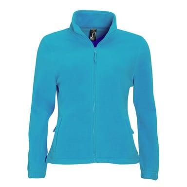 SOLS Womens/Ladies North Full Zip Fleece Jacket (Aqua)