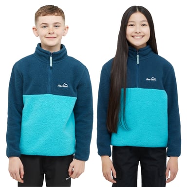 Peter Storm Kids' Borg 1/4-Zip Fleece Mid-layer with Warm, Soft & Cosy Fabric
