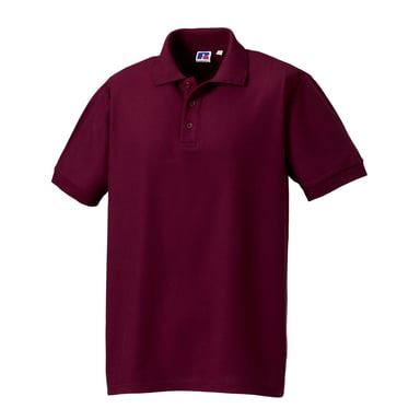 Russell Mens Ultimate Classic Cotton Polo Shirt (Burgundy)