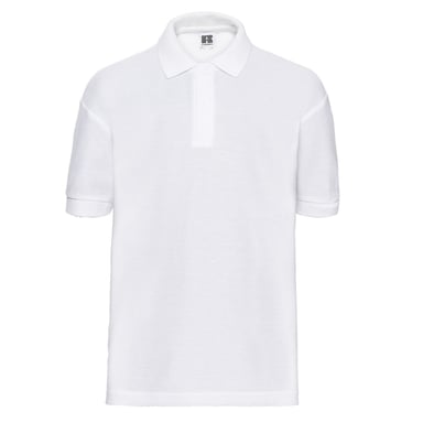 Russell Childrens/Kids Classic Polycotton Polo Shirt (White)
