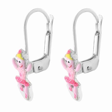 Orphelia 'Oviva' Child's 925 Sterling Silver Drop Earrings - Silver ZO-7137/1
