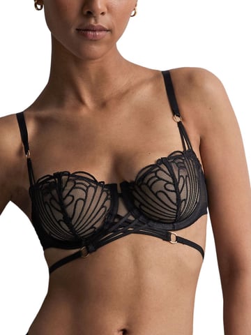 L'Indomptable Half-Cup Bra Afterdark