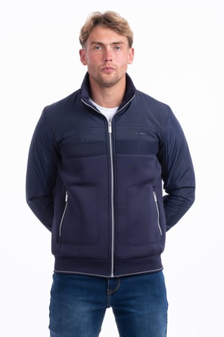 D Rock Mens Fleece Jacket with Zipped Pockets Lightweight