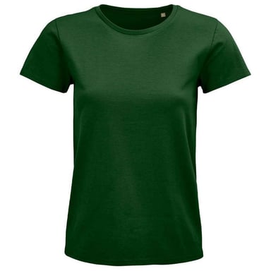 SOLS Womens/Ladies Pioneer Organic T-Shirt (Bottle Green)