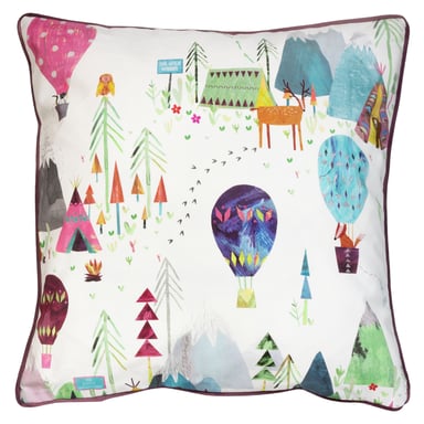 Funda de cojín con ribete Away We Go Kids de Prestigious Textiles