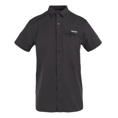 Regatta Mens Packaway Short-Sleeved Travel Shirt (Ash)