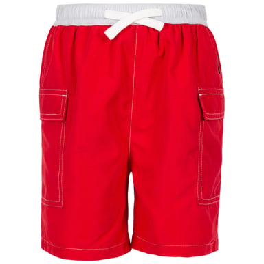 Trespass Childrens/Kids Depths Swim Shorts (Red)