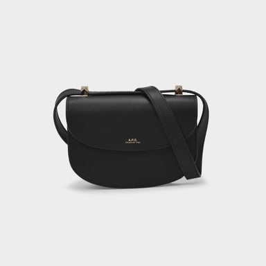 A.P.C. Geneve Mini Bolso Hobo - - Piel - Negro