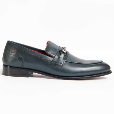 Purapiel Mocasin Imperi5 Azul