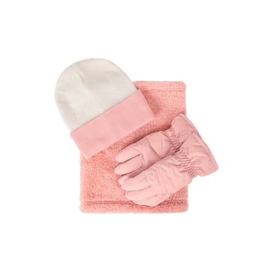 Mountain Warehouse Childrens/Kids Accessories Set (Pack of 3) (Pink)
