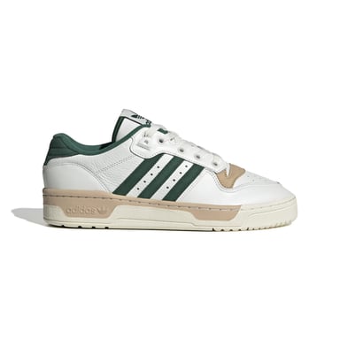 Men's adidas Originals Rivalry Low Premium Shoes in White Green