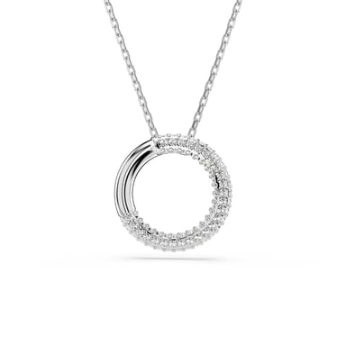 Swarovski 'Dextera' Women's Base Metal Necklace - Silver 5692737