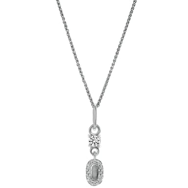 Orphelia 'Lily' Women's 925 Sterling Silver Pendant with Chain - Silver ZH-7582