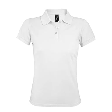 SOLS Womens/Ladies Prime Polo Shirt (White)