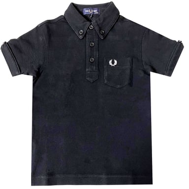 Fred Perry SY1503 102 Polo negro para niños