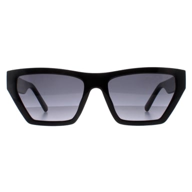 Marc Jacobs Cat Eye Womens Negro Brillante Gris Oscuro Gradiente MARC 657/S