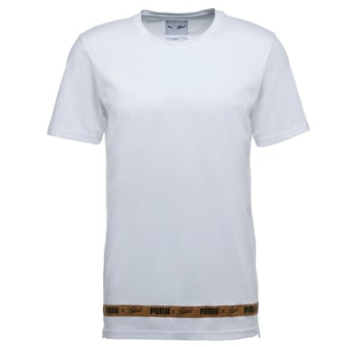 Puma x Naturel Mens Camiseta grabada Top informal White 574180 02