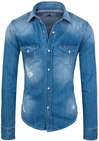 Rock Creek Hemd Blau
